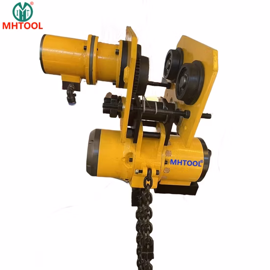 3ton 3000kg Single Rail Pneumatich Trolley for Pneumatic Hoist