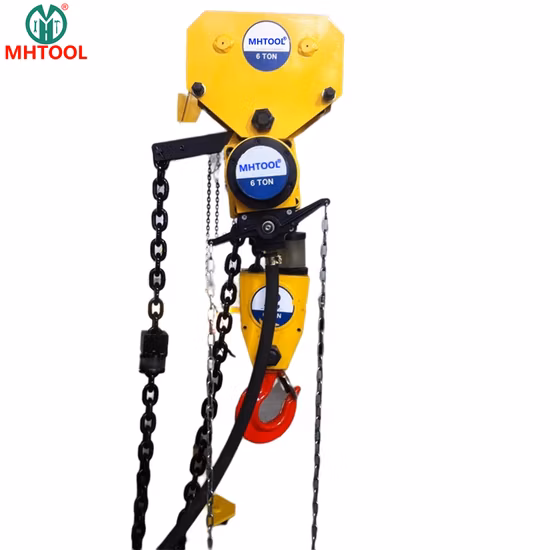 3ton 3000kg Single Rail Pneumatich Trolley for Pneumatic Hoist