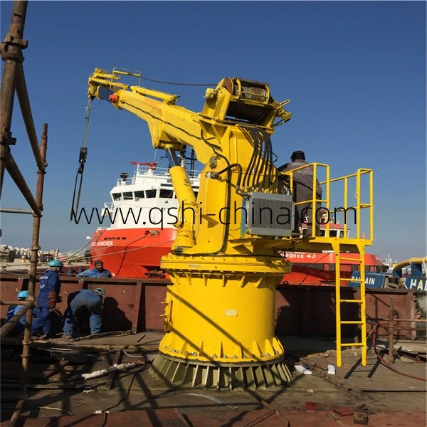 Marine Port Deck Crane Marine Pedestal Crane for Vessel