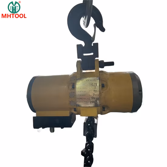 3ton 3000kg Single Rail Pneumatich Trolley for Pneumatic Hoist